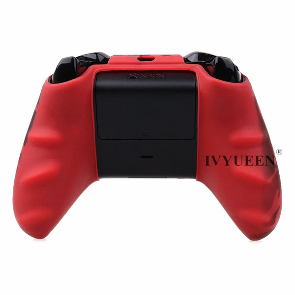 Silicone Protective Skin Case for XBox One X S Controllers With Camouflage And Grips Bundle