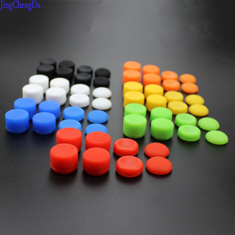 4 PAIRS OF SILICONE GRIPS, DIFFERENT SIZES, SUITABLE FOR XBOX ONE AND PS4