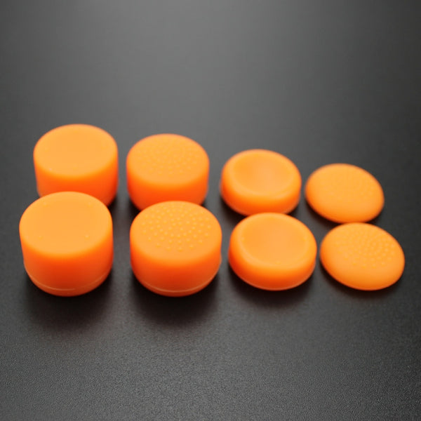 4 PAIRS OF SILICONE GRIPS, DIFFERENT SIZES, SUITABLE FOR XBOX ONE AND PS4