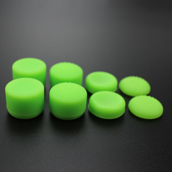 4 PAIRS OF SILICONE GRIPS, DIFFERENT SIZES, SUITABLE FOR XBOX ONE AND PS4