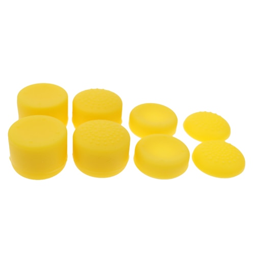 4 PAIRS OF SILICONE GRIPS, DIFFERENT SIZES, SUITABLE FOR XBOX ONE AND PS4
